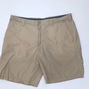 COLUMBIA WASHED OUT Men's Khaki Cotton 10" Shorts size‎ 40